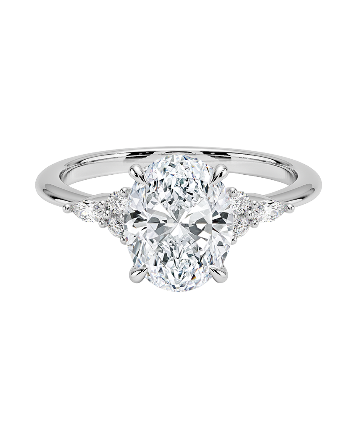 The Ethereal Ring - White Gold