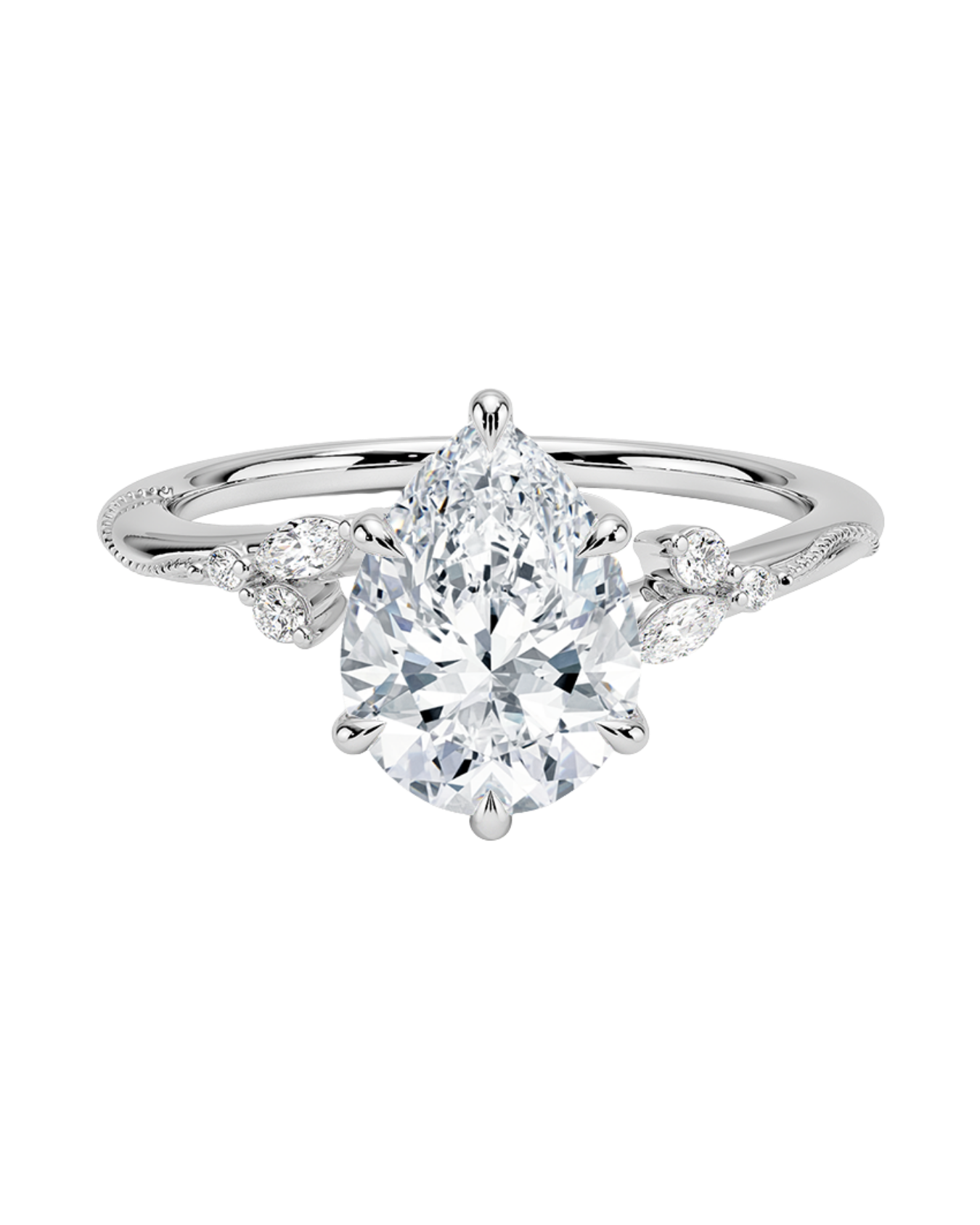 The Velour Ring - White Gold