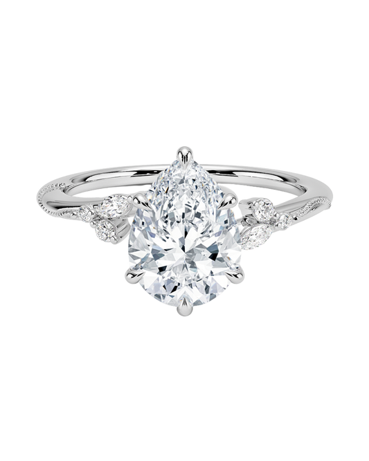 The Velour Ring - White Gold